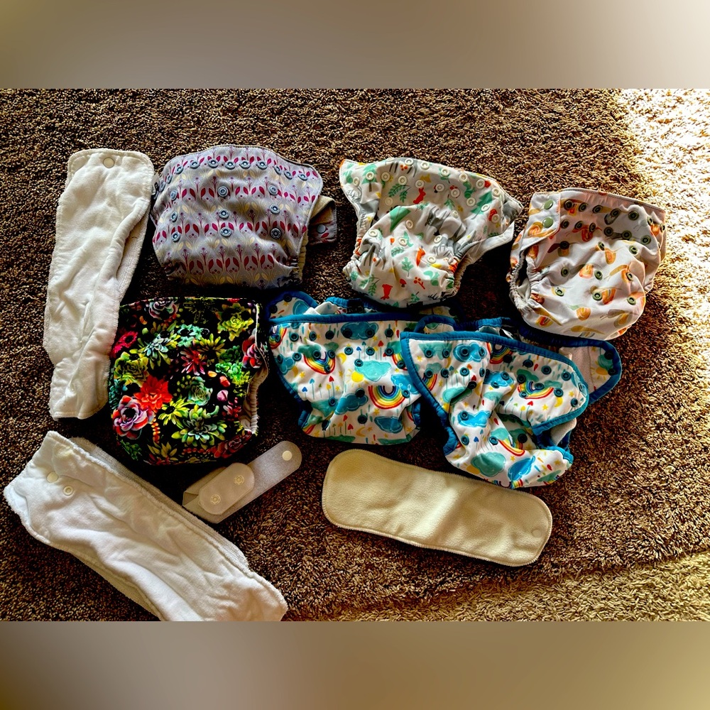 Cloth diaper set EUC Organic cotton!